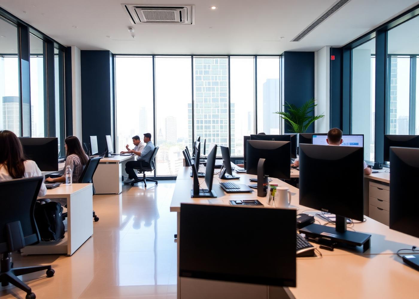 Modern Kuwait corporate office environment